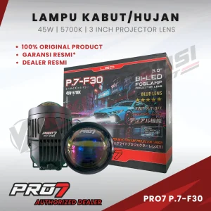 Foglamp Pro 7 F30 / P.7-F30 Lampu Mobil Projie Biled Cuaca Hujan Kabut | Kikim Variasi Pusat