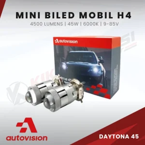 Headlamp Mobil Atau Motor Mini BiLED Daytona 45W 6000K | Solusi Murah Lebih Terang & Irit Aki