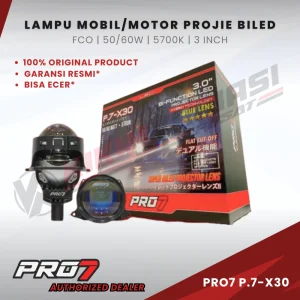 Lampu Projie Biled PRO7 X30 P.7-X30 Lampu Mobil LED 50/60 WATT 5700K 3INCH