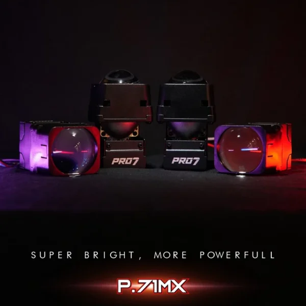 Jual Pro7 P.71MX 1.5 Inch Mini Bi-LED Matrix Projector | 33W Low Beam ...